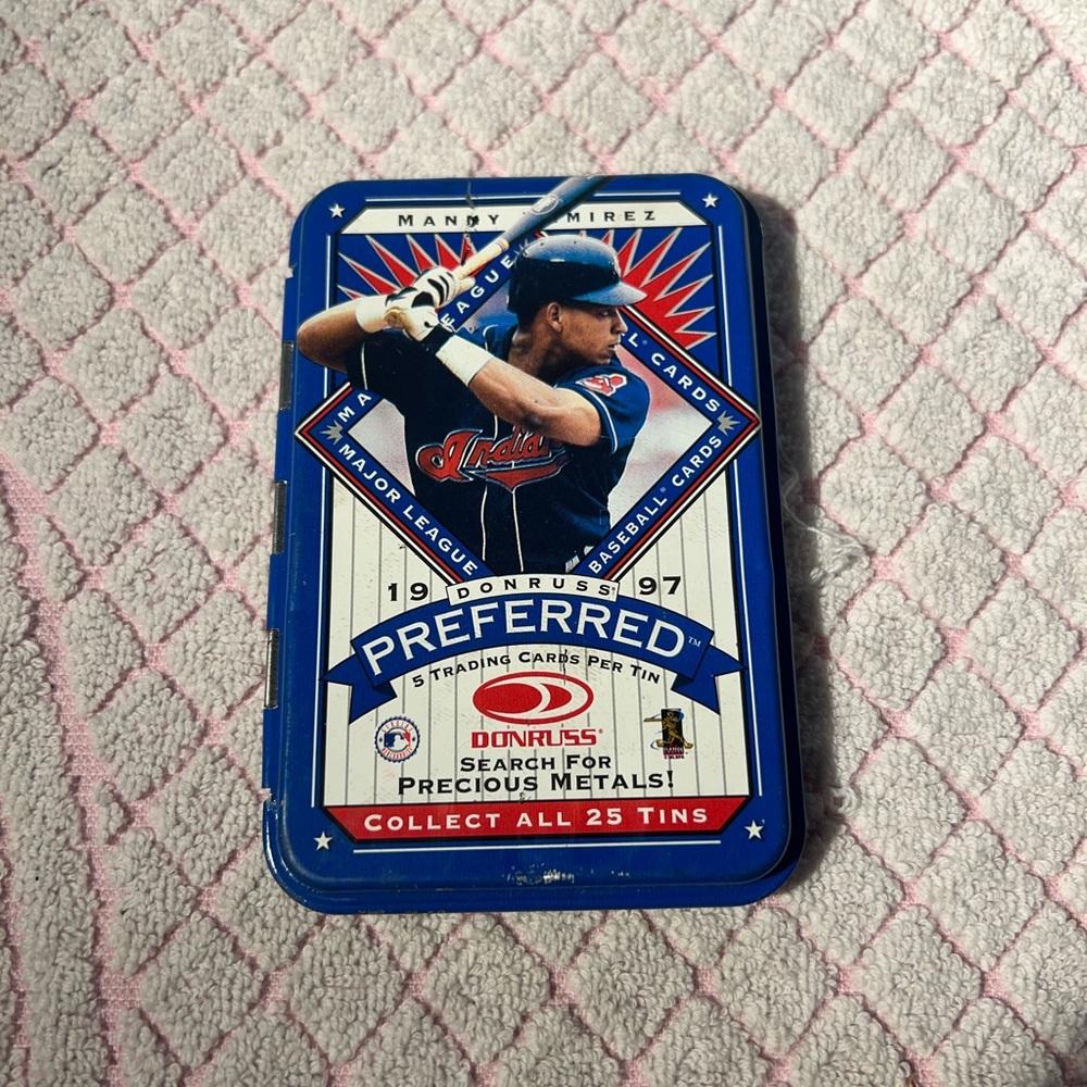 1997 Donruss Preferred Tin Packs Chipper Jones Just Box